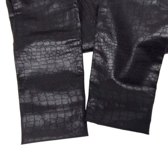 The Skinny Women's Size 00L Pleather Faux Snake Skin Slim Pant NWT - Picture 5 of 13